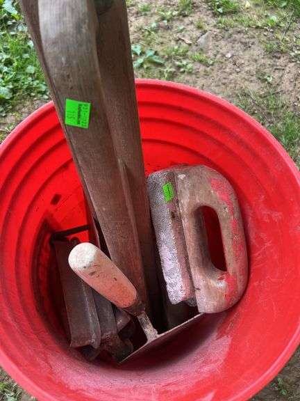 Bucket of Masonry Tools