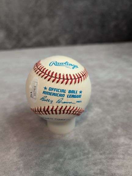 Bob Lemon signed baseball, JSA