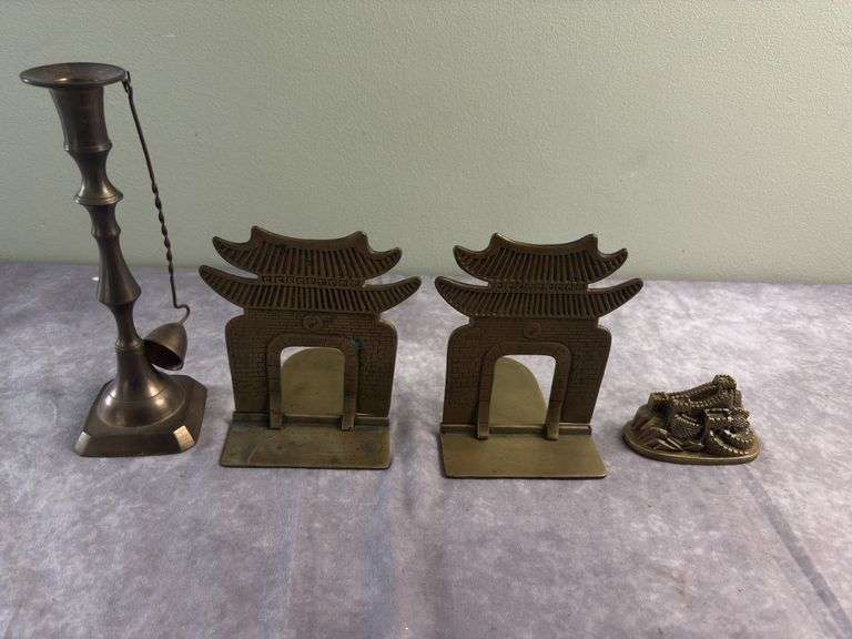 Brass Bookends
