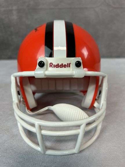 Otto Graham signed Cleveland Browns mini helmet, full JSA letter