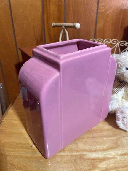 Large lot of decor including candleholder, (2) matching lamps, jug, small display case & more