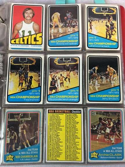 (225+) 1972-73 Topps Basketball Partial Set - with Stars & Hall of Famers