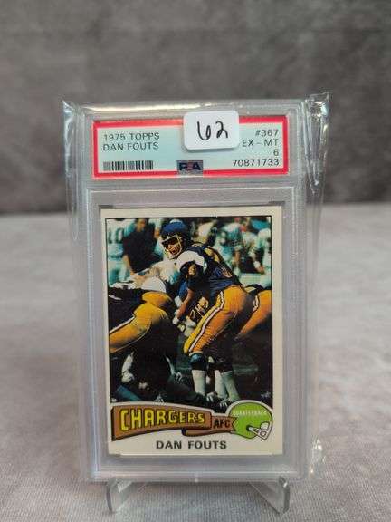 Dan Fouts 1975 Topps #367 PSA 6 Rookie Card