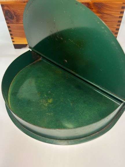 Vintage Floral Print Crumb Catcher and Decorative Wooden Box