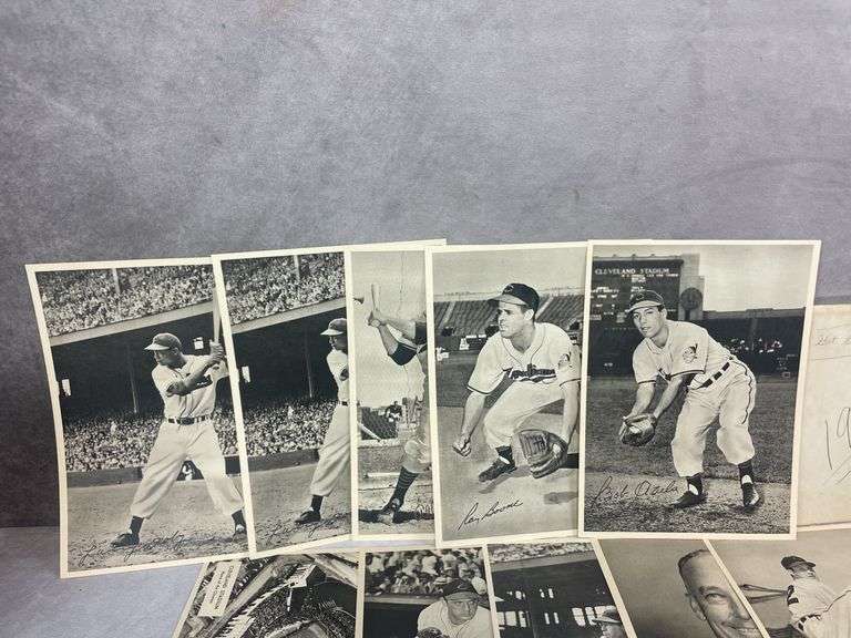 Indians Picture Pack- Various Years 1948-1957 Excellent