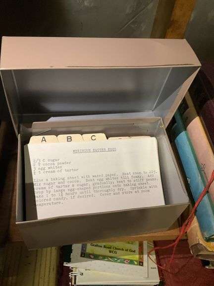 Recipes and Recipe Boxes