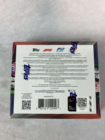 2024 Topps Chrome F1 Qualifying Lap Box sealed