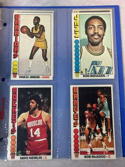 1976-77 Topps Basketball Near Complete Set