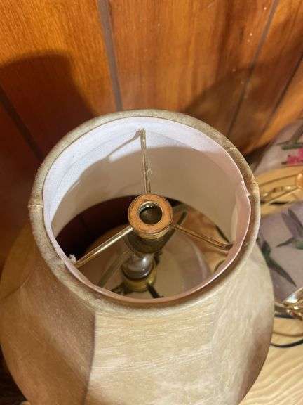 (4) table lamps & floor lamp