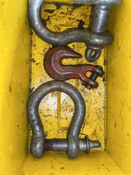 Silver Metal Ammo Box w/ Chain and Hooks