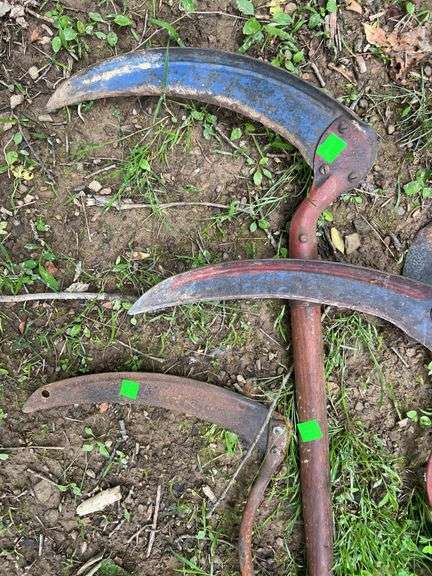Hand Sickles and Axe