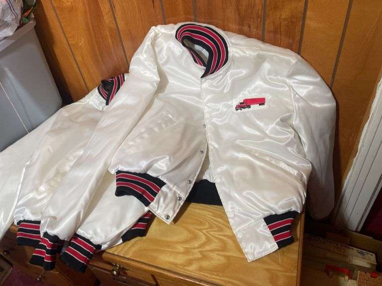 (2) Holloway B & L Transport jackets & (2) pens
