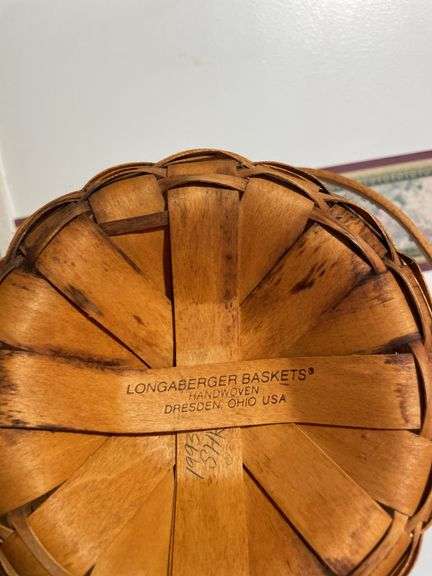 (4) longaberger baskets