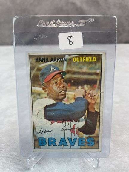 Hank Aaron 1967 Topps #250 not graded