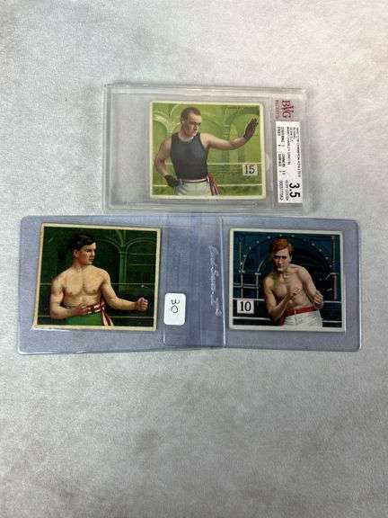 3- Card 1910 Campion Athletese Boxing Lot