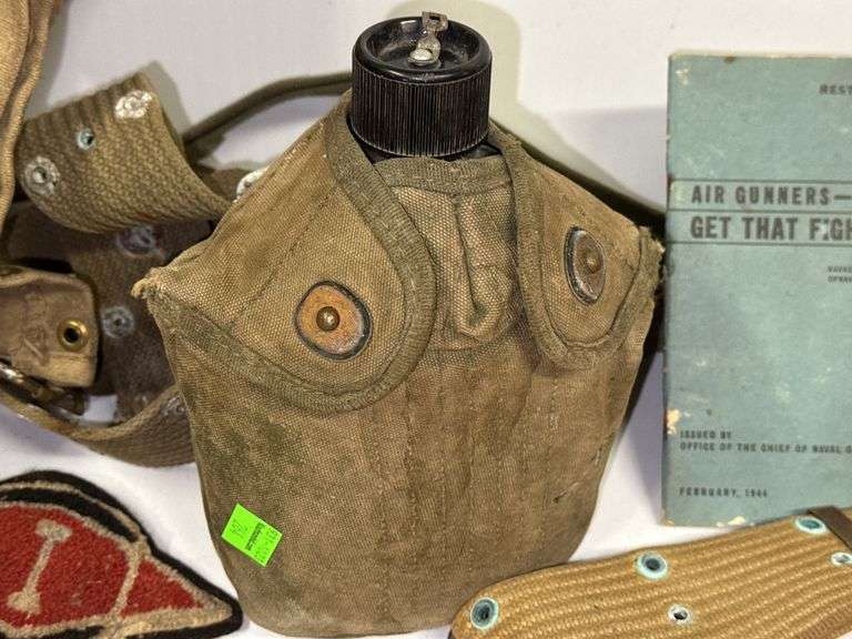 Assortment of Vintage Military Items