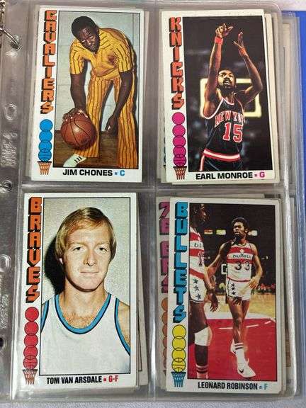 1976-77 Topps Basketball Near Complete Set