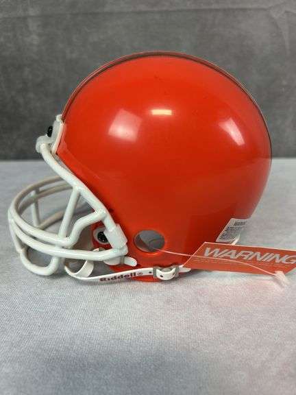 Otto Graham signed Cleveland Browns mini helmet, full JSA letter