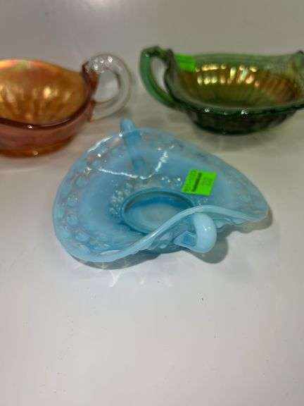 (3) Decorative Glass Dishes