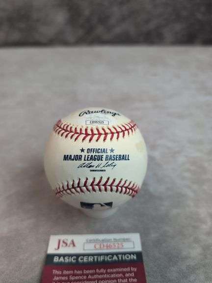 Manny Ramirez signed MLB baseball, JSA