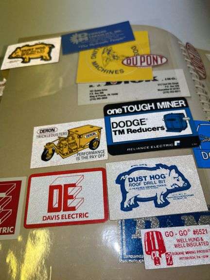 Assortment of Mining Stickers