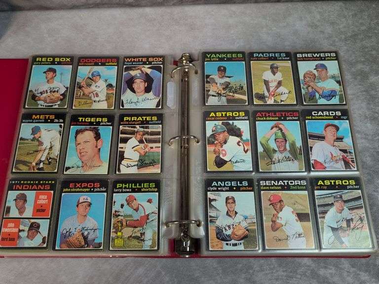 1971 Topps complete baseball set, in a binder, many Rookies & Stars