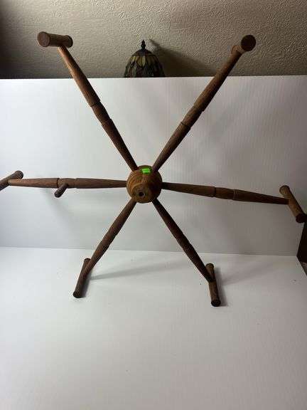 Vintage Yarn Winder w/ Yarn