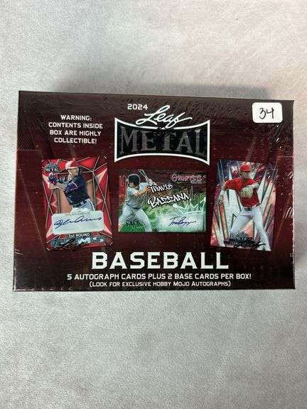 2024 Leaf Metal Baseball Hobby Box sealed