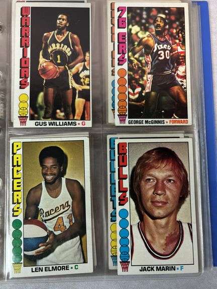 1976-77 Topps Basketball Near Complete Set