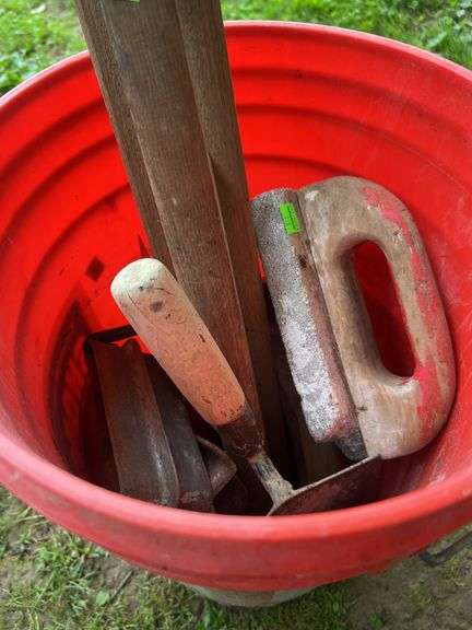 Bucket of Masonry Tools