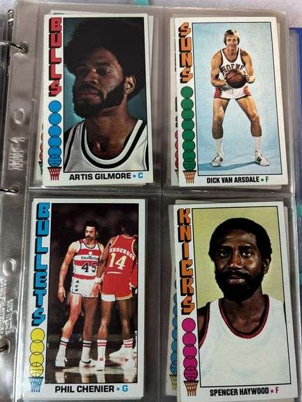 1976-77 Topps Basketball Near Complete Set