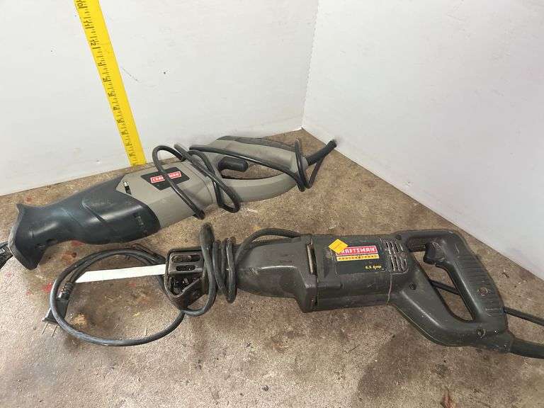 (2) Craftsman Electric Reciprocating Saws