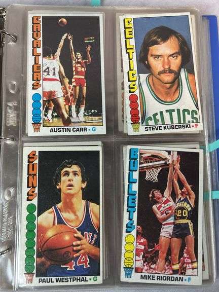 1976-77 Topps Basketball Near Complete Set