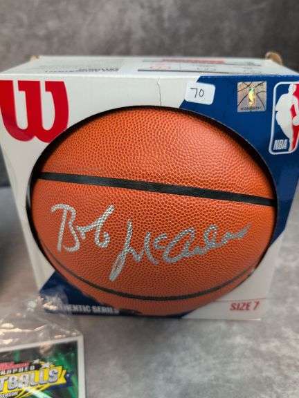 Bob McAdoo autographed Full-Size NBA Basketball HOF