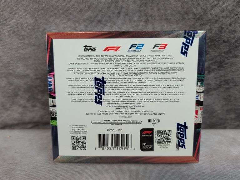 2024 Topps Chrome F1 Qualifying Lap Box sealed