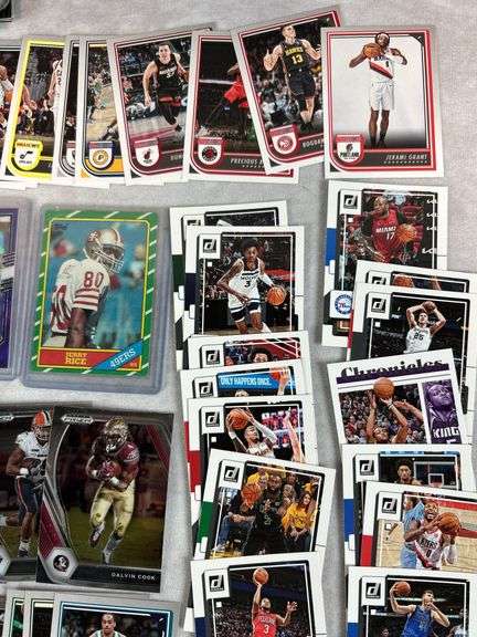 Football Card Lot - Jerry Rice Rookie, Landry Auto, Misc. Autos & Pokemon Cards