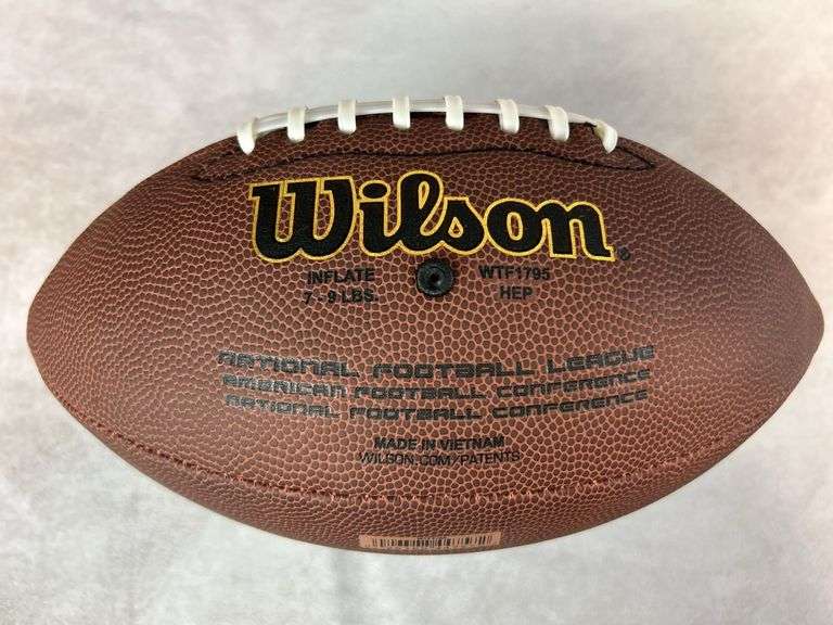 Jack Youngblood full size, signed football, Schwartz cert w/ case