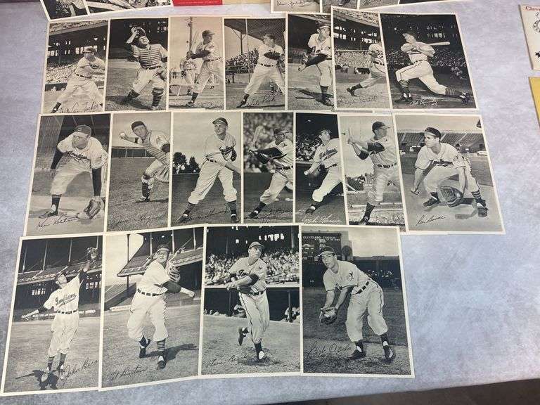 Indians Picture Pack- Various Years 1948-1957 Excellent