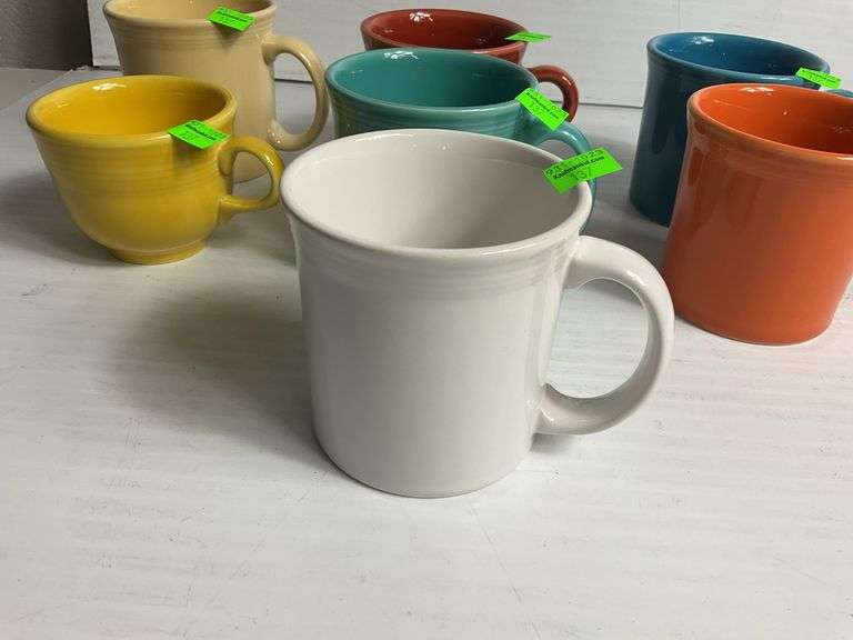 (7) Fiesta Coffee Mugs