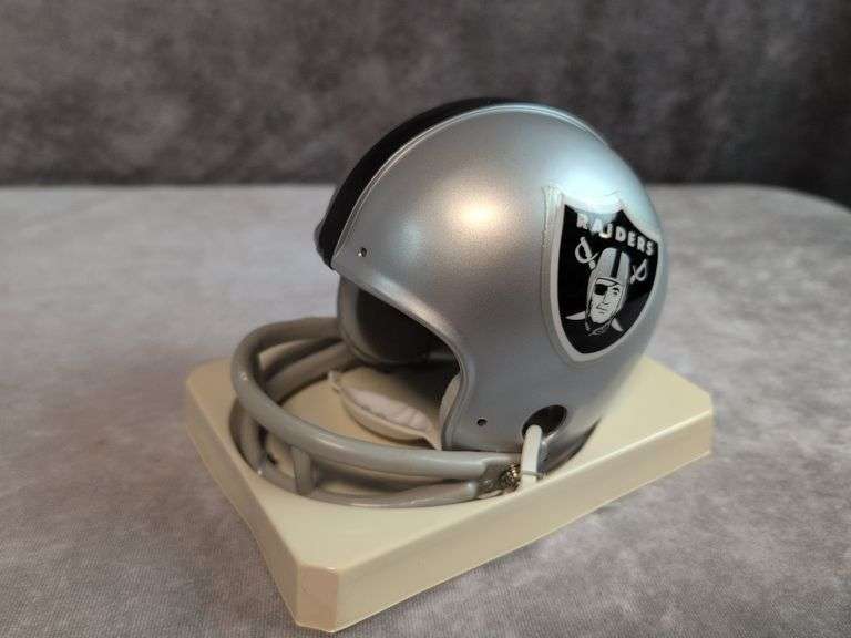Ted Hendricks Signed Oakland Raiders Mini Throwback Helmet - JSA