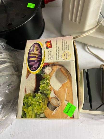 Electric Knife Sharpener, Mini Slicer, Chopper, Popcorn Popper, Steamer
