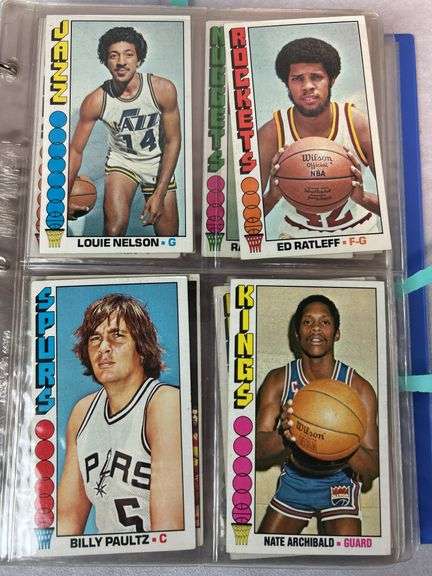1976-77 Topps Basketball Near Complete Set