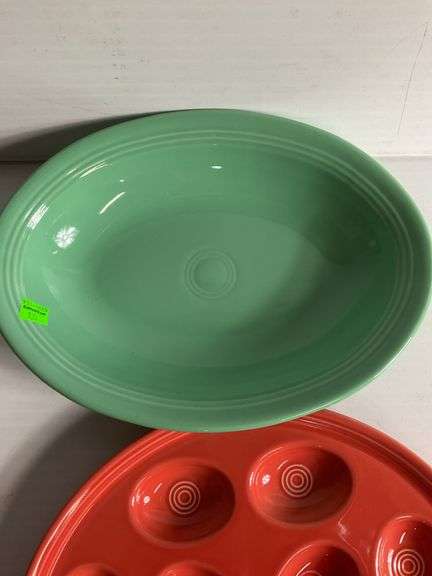 Fiesta Serving Bowl and Egg Holder