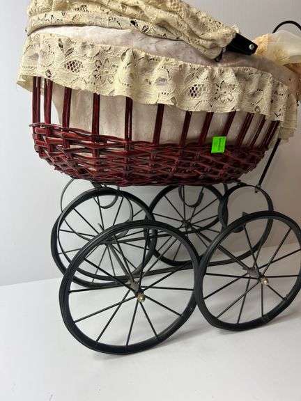Vintage Baby Doll and Carriage