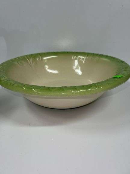 Green Ironstone Pitcher and Basin