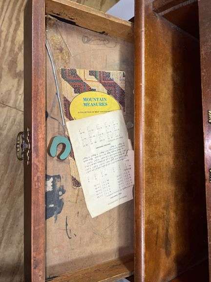 Vintage Wooden Roll Top Bread Box