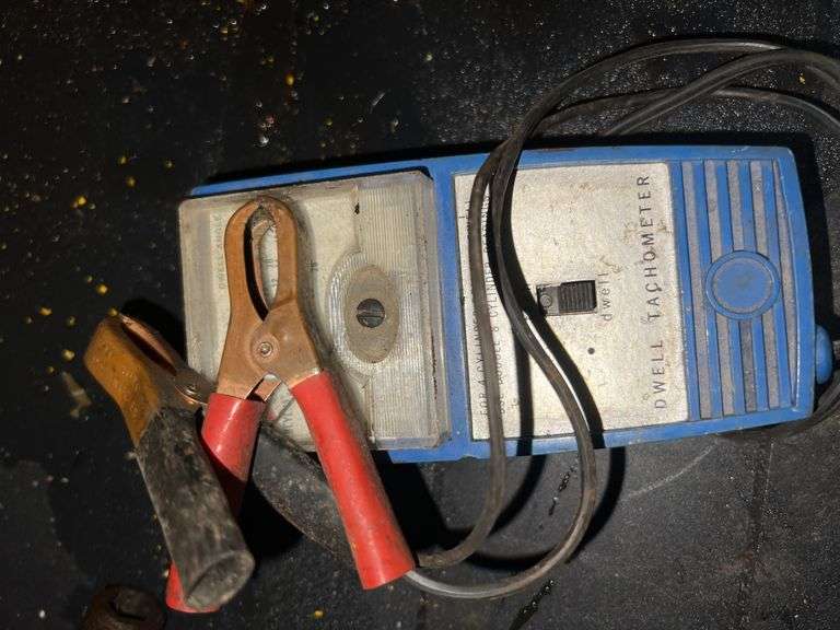 Tachometer in Metal Toolbox