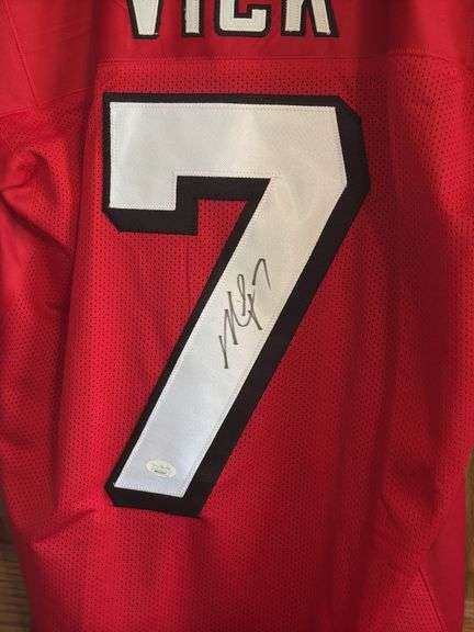 Autographed Michael Vick Atlanta Falcons Jersey