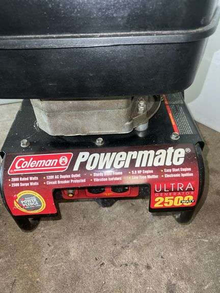 Coleman Powermate 5HP 2500 Watt Mobile Generator