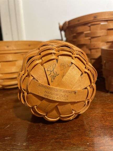 (4) longaberger baskets